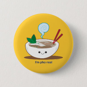 Ik ben Pho Real Ronde Button 5,7 Cm
