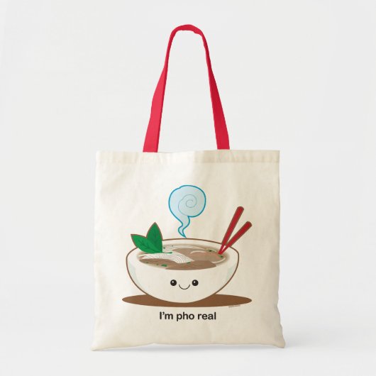 Ik ben Pho Real Tote Bag (Voorkant)