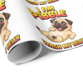 Ik Ben Pibble Was Mijn Buik Cadeaupapier (Rol Hoek)