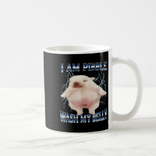 Ik Ben Pibble Was Mijn Buik Grappige Hond Maak Mij Koffiemok