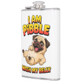 Ik Ben Pibble Was Mijn Buik Heupfles (Links)