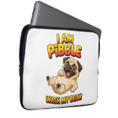 Ik Ben Pibble Was Mijn Buik Laptop Sleeve (Voorkant Rechts)