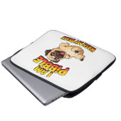 Ik Ben Pibble Was Mijn Buik Laptop Sleeve (Voorkant onderkant)