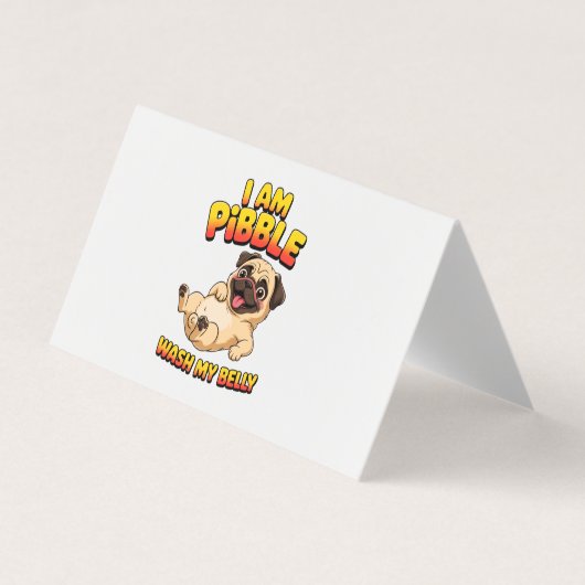 Ik Ben Pibble Was Mijn Buik Visitekaartje (Voorkant)