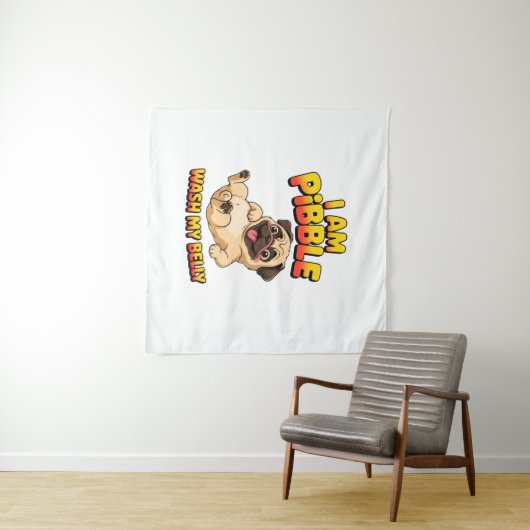 Ik Ben Pibble Was Mijn Buik Wandkleed (In Situ (horizontaal))