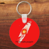 Ik ben pimple poppin explosie sleutelketen sleutelhanger (Voorkant)