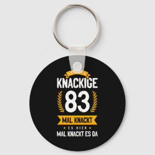 Ik ben pittige 83 keer kraakt het hier eens kraakt sleutelhanger