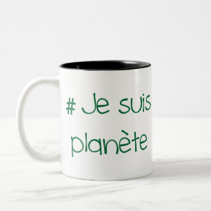 Ik ben planeet 11.tif. tweekleurige koffiemok