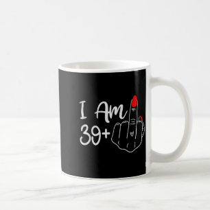 Ik Ben Plus 1 Middelvinger Grappige 40e Verjaardag Koffiemok