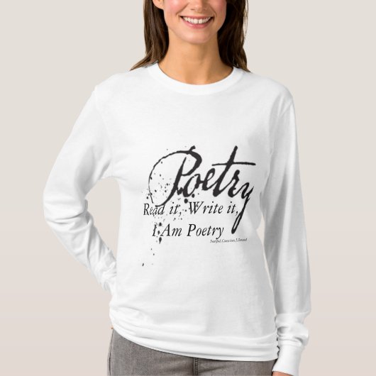 IK BEN POETRY T-SHIRT (Voorkant)