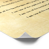 Ik ben (politieagent) Poster (Hoek)