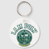 Ik ben POLY Klassieke Sleutelhanger (Voorkant)