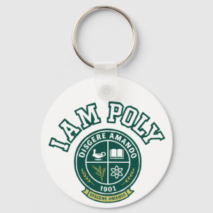 Ik ben POLY Klassieke Sleutelhanger