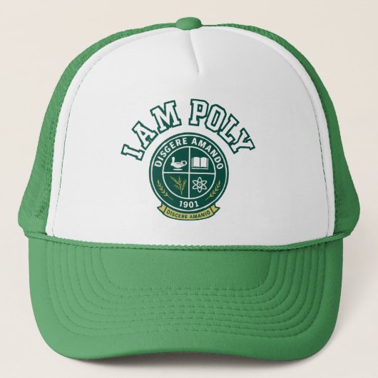 Ik ben POLY Petthoed Trucker Pet (Voorkant)