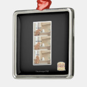 Ik ben poopin. metalen ornament (Links)