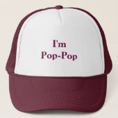Ik ben Pop-Pop Trucker Pet (Voorkant)