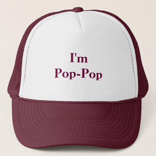 Ik ben Pop-Pop Trucker Pet (Voorkant)