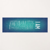 IK BEN POSITIEVE BEVESTIGINGEN YOGA MAT - 03 (Voorkant (horizontaal))