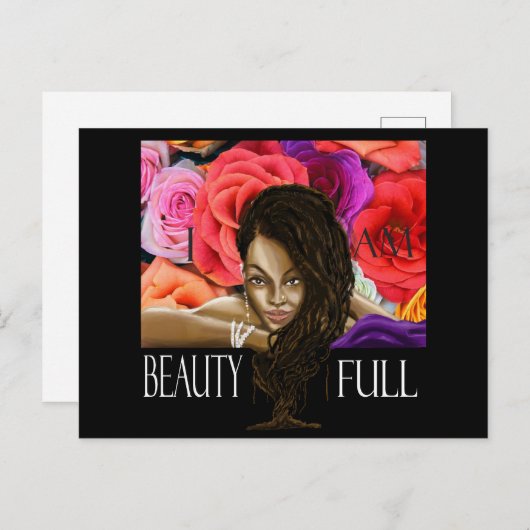 Ik ben prachtig briefkaart (Voorkant / Achterkant)