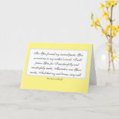 Ik ben prachtig gemaakt kaart (Gele Bloem)