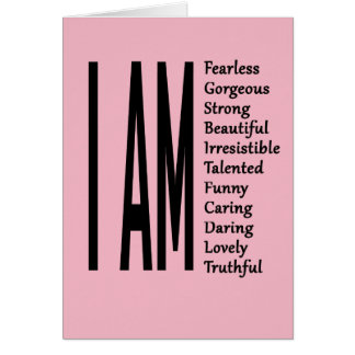 Ik ben prachtig... ik ben prachtig.. ik ben onvers