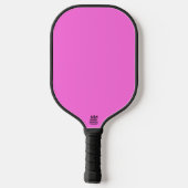 Ik ben prachtig naaid in zwart en roze pickleball paddle (Achterkant)