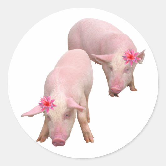 Ik ben prachtig ronde sticker (Voorkant)