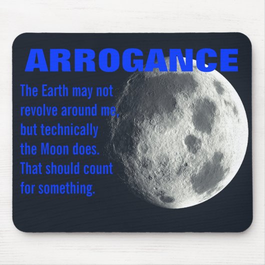 Ik ben praktisch het centrum van het universum muismat (Voorkant)