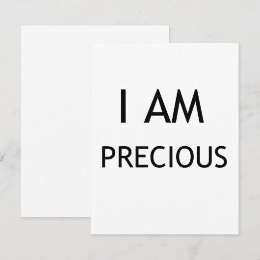 IK BEN PRECIES BEDANKKAART (Voorkant / Achterkant)