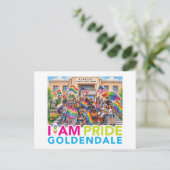 IK BEN Pride Community Feestdagenkaart (Staand voorkant)