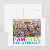 IK BEN Pride Community Feestdagenkaart (Voorkant / Achterkant)