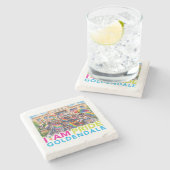 Ik ben Pride Community Stone Coaster Stenen Onderzetter (Zijkant)