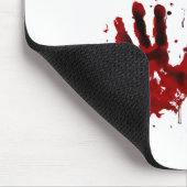 Ik ben prima bloederige hand bloed bevlekte bloed  muismat (Hoek)