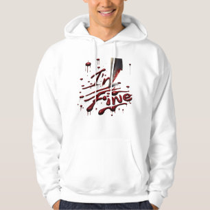 Ik ben prima film Halloween Zombie Hoodie