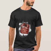 Ik ben prima Halloween bloederige wond blessure Gr T-shirt (Voorkant)