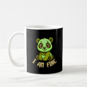 Ik Ben Prima Panda Cartoon Grappige Dagelijkse Ste Koffiemok