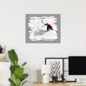 Ik ben Prints en Posters van de Speler van de Hock (Thuiskantoor)