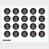 Ik ben Priscilla Doing Priscilla Dingen Naam Ronde Sticker (Vel)