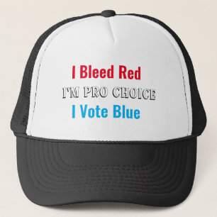 Ik ben Pro Choice I Vote Blue Trucker Pet