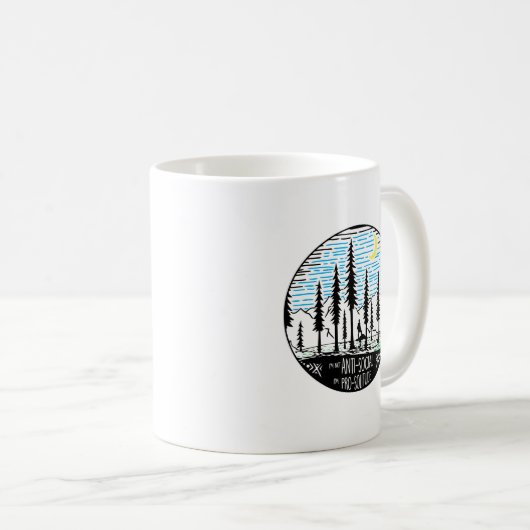 Ik ben Pro-Eenitude Coffee-Mok Koffiemok (Voorkant rechts)