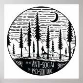 Ik ben pro-eenzaamheid poster (Voorkant)