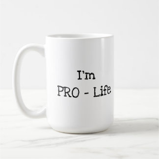 Ik ben PRO-Life Koffiemok
