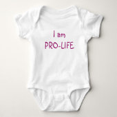Ik ben PRO-LIFE Romper (Voorkant)