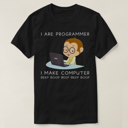 Ik ben programmeer die ik maak Computer Science T-shirt (Design voorkant)