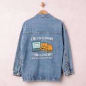 Ik ben programmeer die ik maak van Computer Beep C Denim Jacket (Hangar)