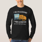 Ik ben programmeer die ik maak van Computer Beep C T-shirt (Voorkant)