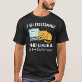 Ik ben programmeer die ik maak van computerpiep gr t-shirt (Voorkant)