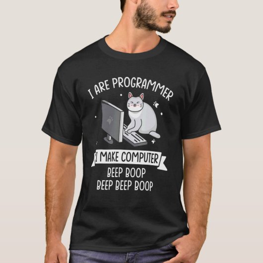 Ik ben Programmeertechnologiesoftware Html N T-shirt (Voorkant)