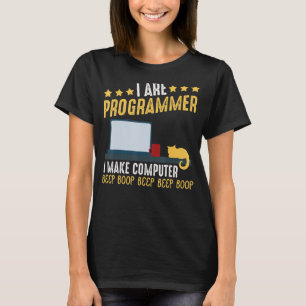 Ik ben Programmer Cat Coding Computer Party T-shirt