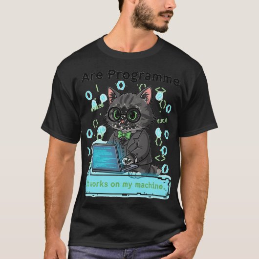 Ik Ben Programmer Fantasievolle Kat Ontwikkelaar G T-shirt (Voorkant)